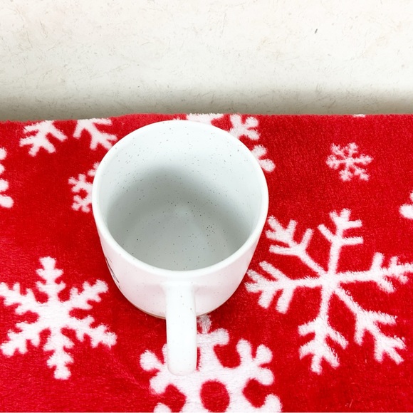 Merry And Bright Speckled Christmas Coffee Mug 17 Oz Car Tree Terra Cotta Bottom - Picture 5 of 6